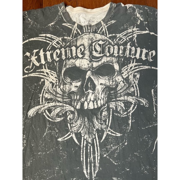 Xtreme Couture by Affliction Skull Tee RARE - Picture 3 of 5